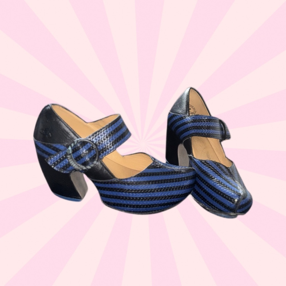 •John Fluevog• Platform Mary Jane Heels